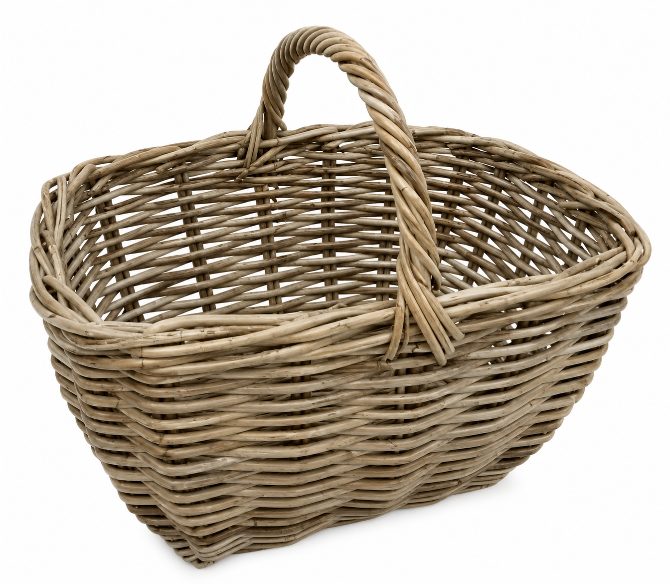 Bykurv i rattan