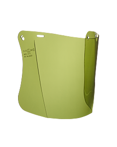 Hellberg Grønt visir af polykarbonat