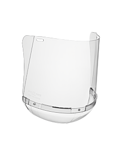 Hellberg Visir med hagebeskyttelse i polykarbonat