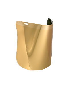 Hellberg Guldbelagt visir af polykarbonat