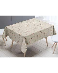 Voksdug - Brune blomsterranker