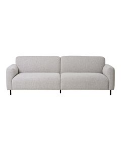 Salvador 3 Personers Sofa - 3 Personers sofa, bouclé, lysegrå, HN1253
