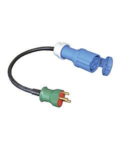  Blue Electric Stikadapter/omformer CEE til DK stik