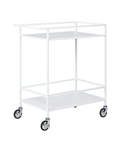 Vita Barvogn - Barvogn, 2 hvide hylder, hvidt stel 68x40x79 cm