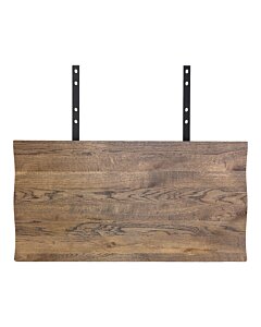 Tillægsplader Til Toulon Bord - Bølget Kant - Sæt med to tillægsplader i smoked olieret eg med bølget kant