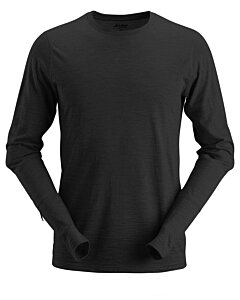 Snickers AllroundWork, langærmet T-shirt i uld 2427