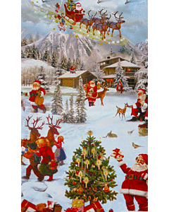 Voksdug - Julelandskab