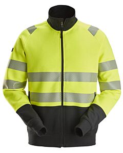 Snickers High-Vis sweatjakke med lang lynlås, klasse 2 2835