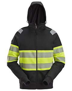 Snickers High-Vis hættetrøje med lang lynlås, klasse 1 2838