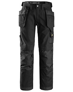 Snickers Håndværkerbuks med hylsterlommer, Canvas+ 3214