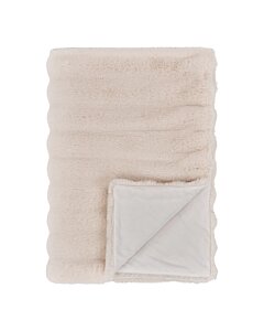 Galena Plaid - Plaid, imiteret pels, hvid 130x180 cm