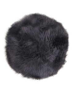 Lammeskindshynde - Lammeskindshynde, grå, ø35 cm