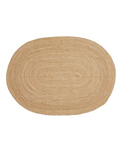 Bombay Tæppe - Tæppe, flettet jute, natur 140x200 cm