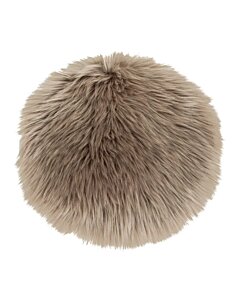 Lammeskindshynde Imiteret - Lammeskindshynde Imiteret, mushroom, ø35 cm