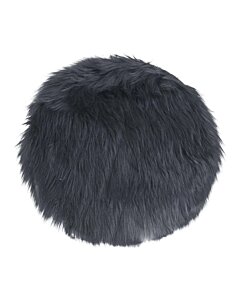 Lammeskindshynde Imiteret - Lammeskindshynde Imiteret, grå, ø35 cm