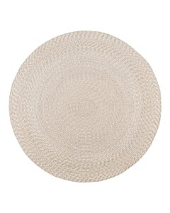 Menorca Tæppe - Menorca Tæppe, 100% genanvendt plastik, sand ø180 cm