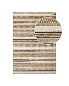 Morena Tæppe - Tæppe, håndvævet, natur/grå 200x300 cm