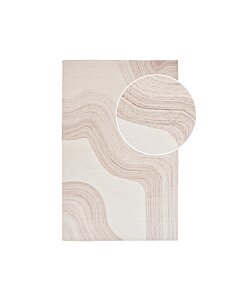 Surat Tæppe - Tæppe, håndtuftet, lysebrun/råhvid 160x230 cm