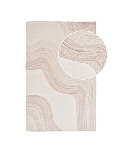 Surat Tæppe - Tæppe, håndtuftet, lysebrun/råhvid 200x300 cm