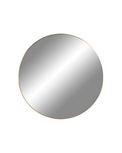 Jersey Spejl - Spejl, stål, messing look, ø60 cm