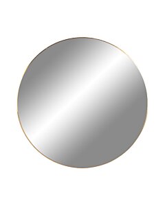 Jersey Spejl - Spejl, stål, messing look, ø80 cm