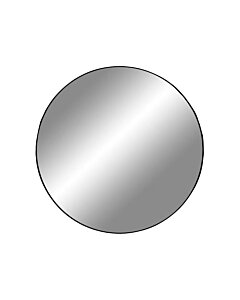 Jersey Spejl - Spejl, stål,  sort, ø60 cm
