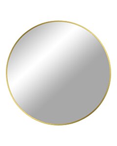 Madrid Spejl - Spejl, aluminium, messing look, Ø80 cm