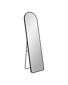Madrid Spejl - Spejl, aluminium, sort, 40x150 cm