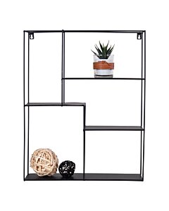 Mons Hylde - Hylde, sort stål 40,5x10,5 cm