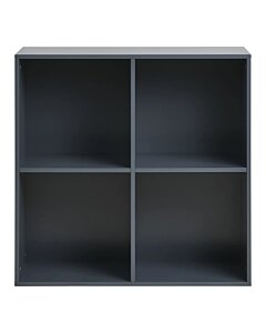 Horne Væghylde - Væghylde, malet træ, mørk grå 69x30x69 cm