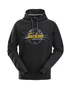 Snickers Hoodie AW22 - sort - str. S