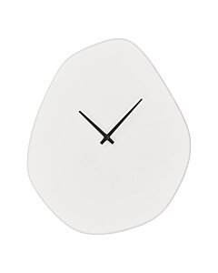 Vienna Vægur - Vægur, cement, off-white, lydløs, organisk form 28x33 cm