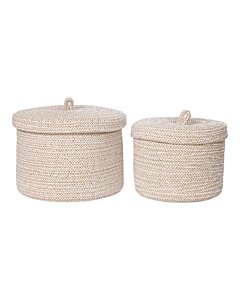 Sebal Kurve - Kurve, bomuld, beige, sæt af 2