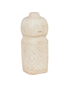 Dekoration - <p>Dekoration, cement, beige, 6,5x6,5x15 cm</p>