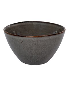 Selma Skål  - Skål, keramik, grå/brun ø15x9 cm, sæt af 4