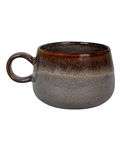 Selma Krus - Krus, keramik, grå/brun ø10x7,5 cm, sæt af 4