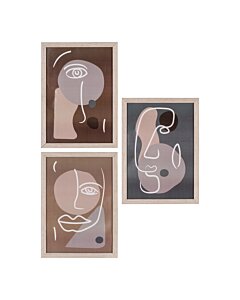 Madison Rammesæt - Rammesæt, natur, sæt af 3