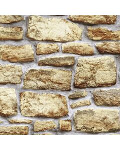 Lenco selvklæbende folie - Stone Wall - 45x200 cm.