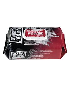 Ultragrime Power Scrub Wipes - 80 stk.