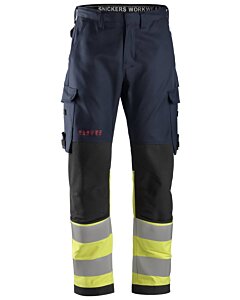 Snickers ProtecWork, High-Vis bukser, klasse 1 6363