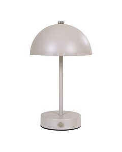 Holt LED Bordlampe - Bordlampe, sand/stål, genopladelig