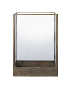 Manali Lanterne - Lanterne, metal/glas, antik messing look