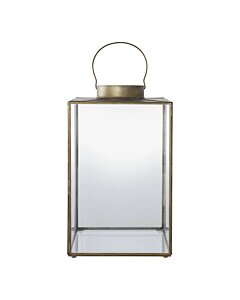 Mohali Lanterne - Lanterne, metal/glas, antik messing look