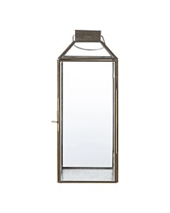 Mysore Lanterne - Lanterne, metal/glas, antik messing look