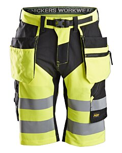 Snickers High-Vis shorts+ med hylsterlommer, klasse 1 6933