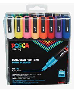 Posca Pen PC3M 1,3mm - Sæt med 16 STK.