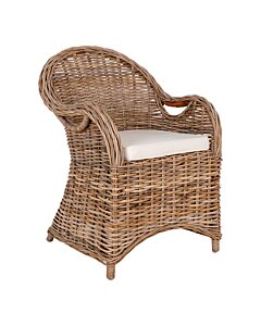 Larisa Havestol - Havestol, kubu, grå, inkl. hynder