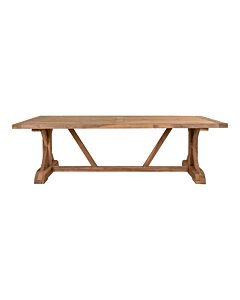 Volos Spisebord - Spisebord, teak, natur, 100x240x75 cm