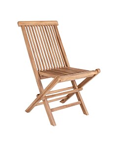 Toledo Spisebordstol - Spisebordstol i teaktræ, natur