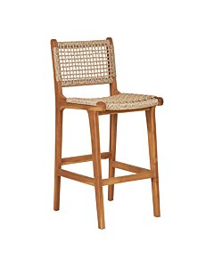 Derby Counterstol - Counterstol, teak/polyrattan, natur
